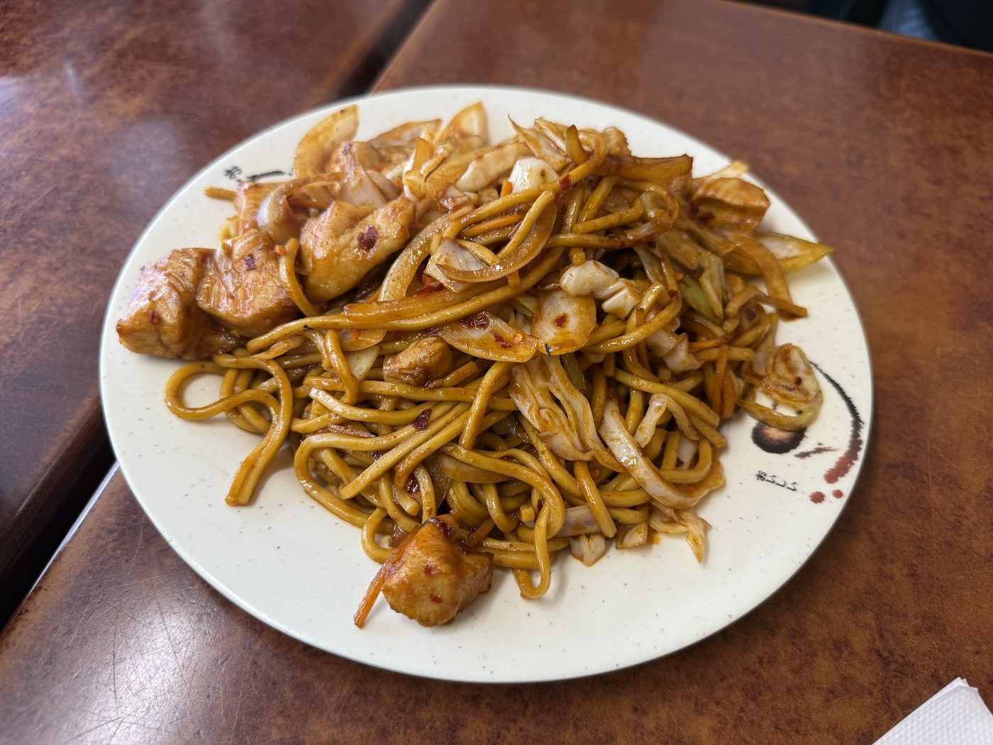 A real customer photograph from the restaurant